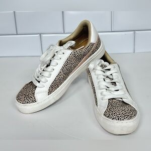 Universal Threads Brittin Leopard Print Lace Ups Shoes Fashion Sneakers Size 6.5